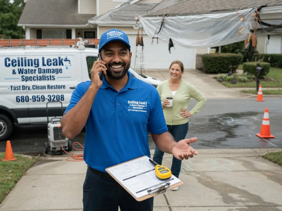 Ceiling Leak Cleanup Occoquan, VA FAQs